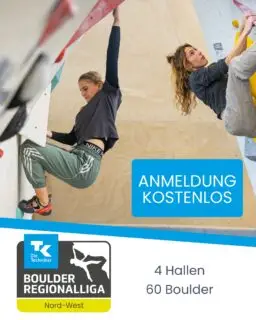 🙌 Techniker Boulder Regionalliga Nord-West 2026 ‍🙌
.
Diesen Samstag startet bei uns die Qualifikation. 
Dafür schrauben wir euch die komplette Halleluja um🥳🤩
Heißt aber auch, ab heute (mittwoch 11.03.) Abend ist die Halleluja bis einschließlich Freitag gesperrt. 
Am Samstag um 10 Uhr ist dann alles für den Kick-Off der Regionalliga Nord-West ready!😎
.
Nochmals als Reminder alle Infos:

🗓️ Die Stationen (Qualifikations Zeiträume)
Zenit: 14.03. – 19.04.
@felsmeisterboulderhalle : 26.03. – 30.04 : 26.03. – 30.04.
@fingerfoodboulderhalle : 28.03. – 03.05.
@osnabloc_bouldern : 09.04. – 14.05.

🔥 Das große Finale: 23.05 im Osnabloc!

🧗‍♀️ Was erwartet euch bei der @die_techniker  @boulderbundesliga  Nord-West ?
➡️Massig Boulder: Wir schrauben für euch ca. 35–45 Liga-Probleme bei uns in der Halleluja 💪
➡️Für alle was dabei: Du entscheidest, ob du in der Kategorie POWER oder RELAX startest. Egal ob Hardmover oder Genuss-Boulderer – der Spaß steht im Vordergrund! 🙃
➡️Kids-Power: Auch die Kleinen geben Vollgas! Eigene Wertungen für die Altersklassen 6–9 und 10–13 Jahre. Mit eigenen Bouldern in der Villa Kunterbunt!😊
➡️Digitales Tracking: Deine Erfolge (Zone/Top/Flash) trägst du ganz easy im Liga-System ein und kannst im Live-Ranking checken, wo du gerade stehst.😎

📝 Anmeldung
Die Registrierung geht pünktlich zum Start der Liga online. Wir geben euch hier Bescheid, sobald der Anmeldelink scharf geschaltet ist!
Die Anmeldung und Teilnahme ist kostenlos!🙌

Schnappt euch eure Freunde und Freundinnen, sucht euch eure Klasse aus und macht die Techniker Boulderliga Nord-West zu eurem Frühlings-Projekt bei uns in der Halle. Wir freuen uns wie bolle!😍

Besten Gruß! 🦦
Euer
Team ZENIT
❤
.
#boulderbundesliga #regionalliga #nordwest #bouldern #zenitklettern #bouldernmitherz #mehralssport