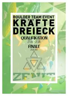 ✨KRÄFTEDREIECK 2026✨
.
QUALISTART 27.04
QUALIENDE 31.05
FINALE 20.06
.
Anmeldung und weitere Infos findet ihr in der bio.
.
Wir freuen uns😍
Euer Team 
ZENIT
❤
#Kräftedreieck26 #boulderteamchallenge #bouldernmitherz #zenitklettern #boulderteamevent