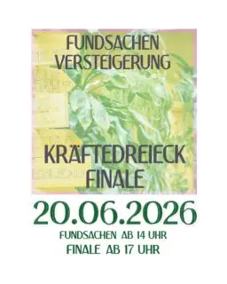 💫FINALE💫FUNDSACHENVERSTEIGERUNG💫
Heute in einer Woche😎
➡20.06.2026⬅

Ab 14 Uhr könnt ihr unsere Fundsachen durchstöbern und erwerben und vor dem Finale des Kräftedreiecks findet dann die Fundsachenversteigerung statt. 
Die Erlöse werden natürlich wieder gespendet -> wohin genau, erfahrt ihr vor Ort.🤓

Ab 17:15 Uhr findet dann das große Finale unseres diesjährigen Kräftedreiecks statt🥳🤩
Das Wetter wird gut🌞

Kommt vorbei!
Wir freuen uns🥰
Euer 
Team ZENIT
❤
#bouldern #zenitklettern #mehralssport #finale #fundsachenversteigerung #bouldernmitherz