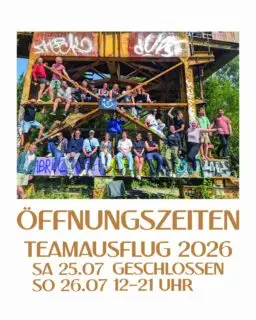 ✨GEÄNDERTE ÖFFNUNGSZEITEN✨🕰
.
Diesen Samstag bleiben unsere Türen leider verschlossen🚫
Sonntags öffnen wir aufgrund von Samstag dann erst um 12 Uhr.
Wir bitten um Verständnis🙏
.
Es ist wieder soweit: Wir feiern uns und unser Team🥳
Damit wir weiterhin freundlich, entspannt, zugewandt und herzlich zu euch sind.
🤪🥰😇🙃🤔🫠🤗
.
Sonnige Grüße🌞
Euer
Team ZENIT
❤
.
#teamausflug2026 #strgcstrgv 😏