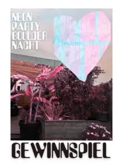 es gibt ein Gewinnspiel!!
yay, Anfang November ist wieder Neon Nacht❤️🔥zu gewinnen gibt es
🎟️ 2x zwei Eintritte
🧋 1x Verzehrpacket mit 4 Getränkenmitmachen könnt ihr einfach, in dem ihr liked und euren Boulder-Buddy kommentiert, mit dem ihr die Karten nutzen wollt.
Auslosung ist in einer Woche.Wir freuen uns✨